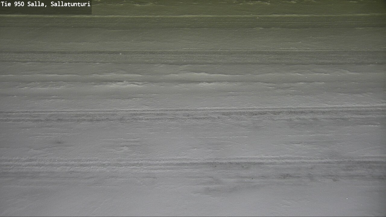 Weather Camera Image Road 950 Salla, Sallatunturi, Salla, Lappi