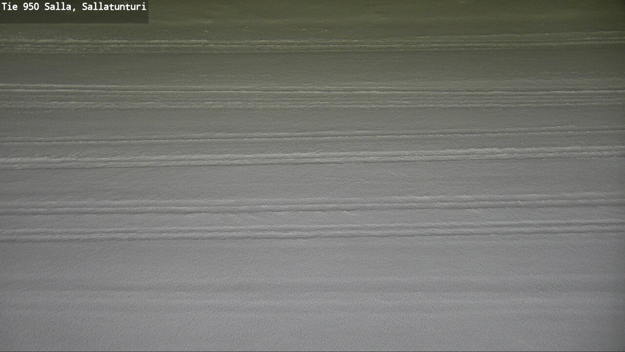 Weather Camera Image Road 950 Salla, Sallatunturi, Salla, Lappi