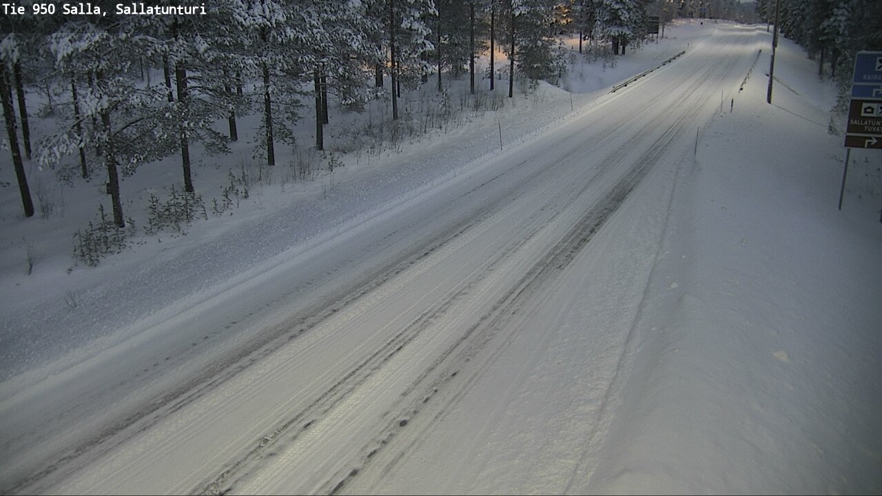 Weather Camera Image Road 950 Salla, Sallatunturi, Salla, Lappi