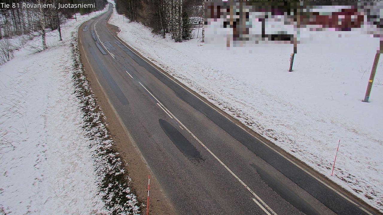 Weather Camera Image Road 81 Rovaniemi, Juotasniemi, Rovaniemi, Lappi