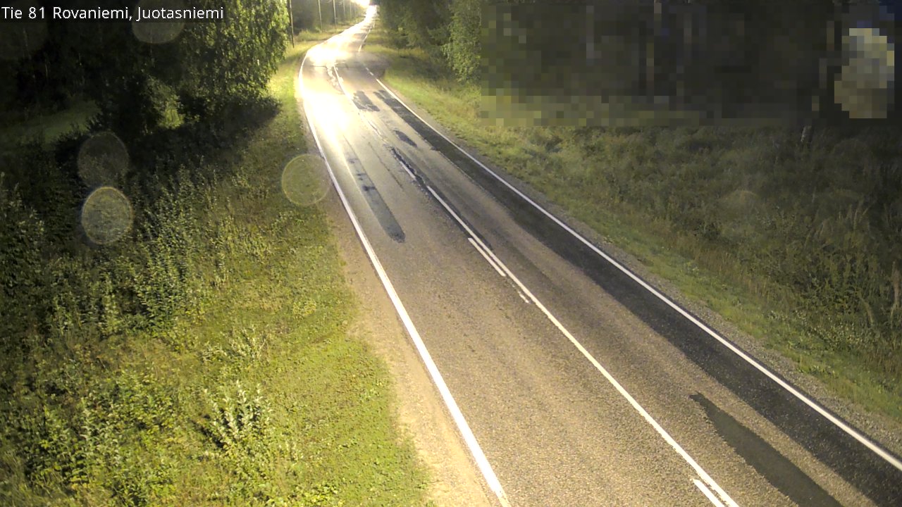 Weather Camera Image Väg 81 Rovaniemi, Juotasniem, Rovaniemi, Lappi