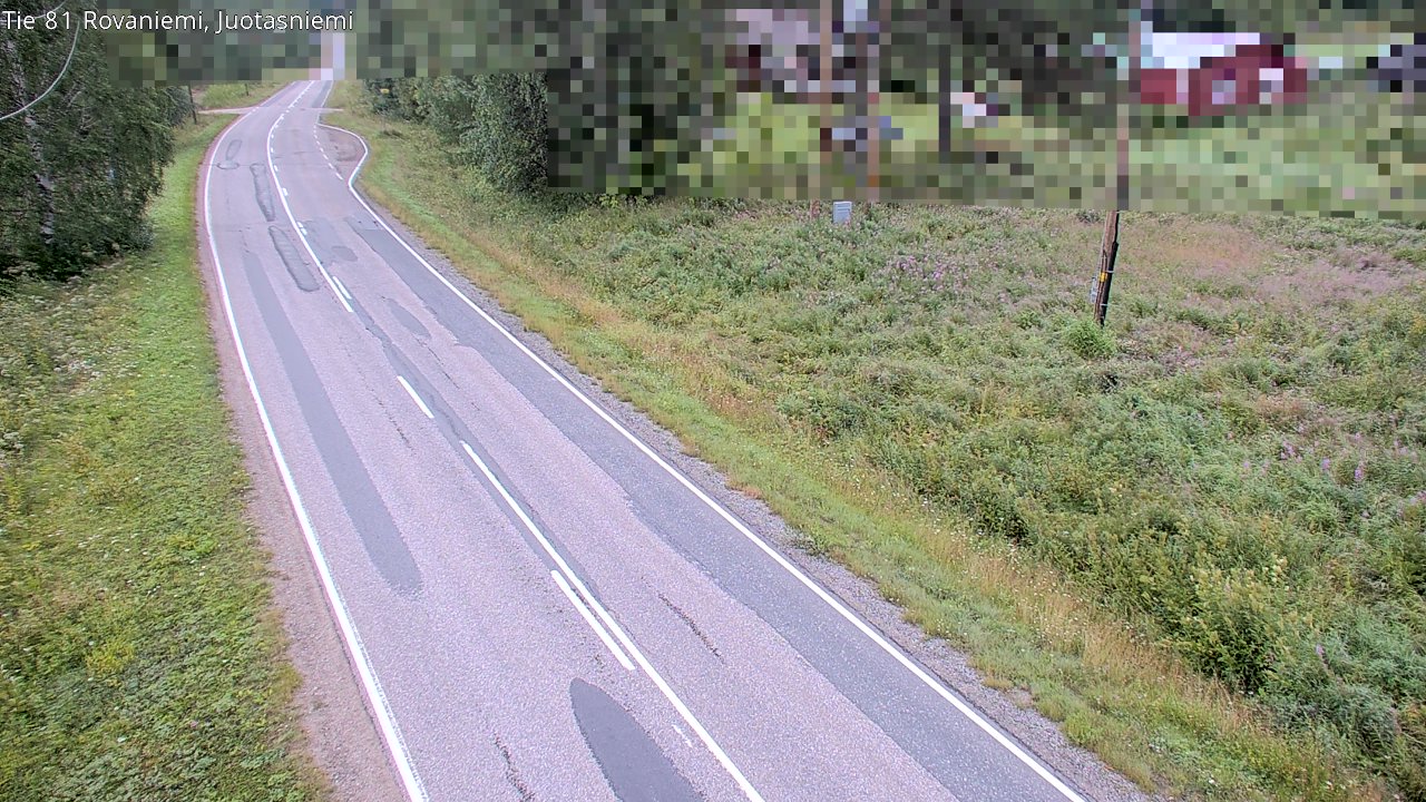 Weather Camera Image Väg 81 Rovaniemi, Juotasniem, Rovaniemi, Lappi