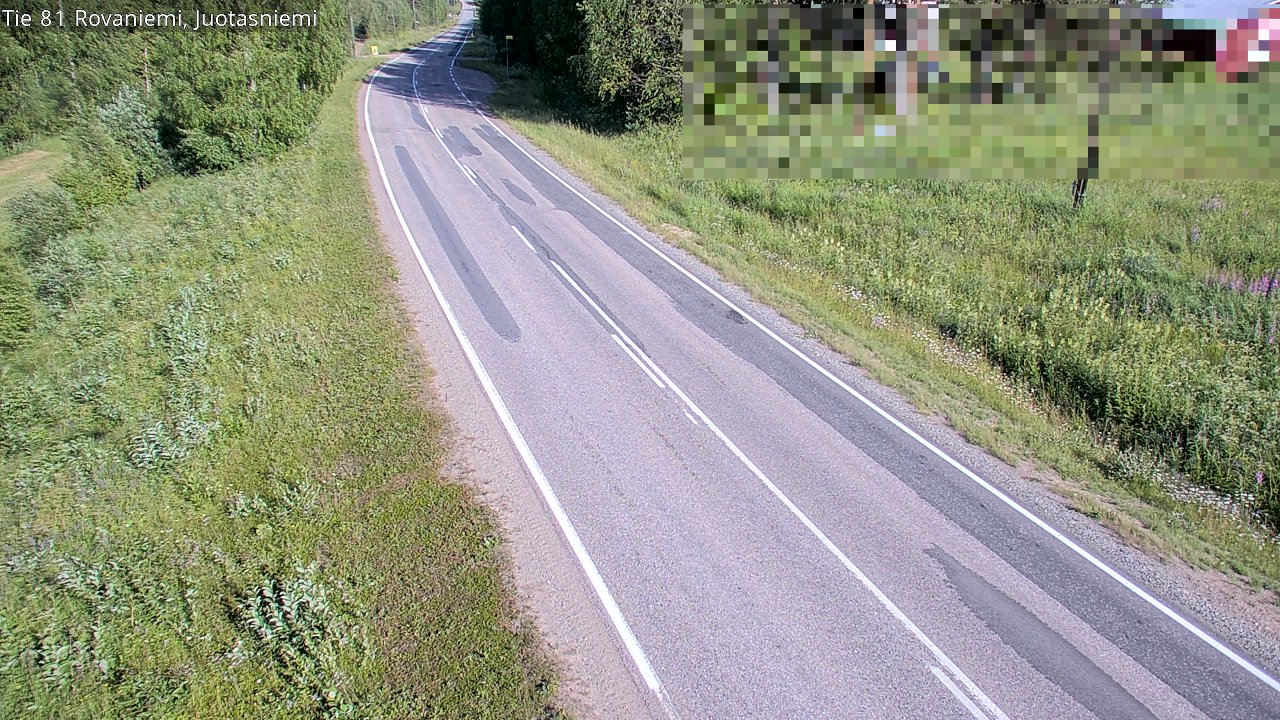 Weather Camera Image Road 81 Rovaniemi, Juotasniemi, Rovaniemi, Lappi