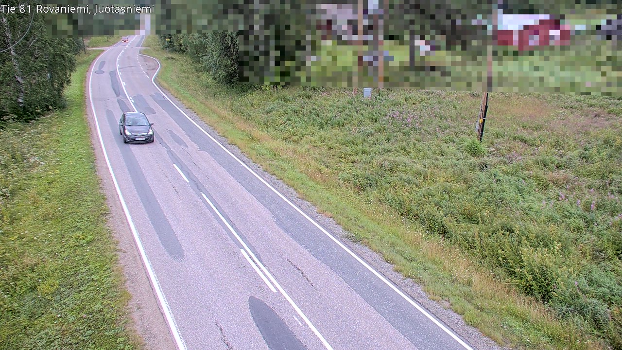 Weather Camera Image Väg 81 Rovaniemi, Juotasniem, Rovaniemi, Lappi