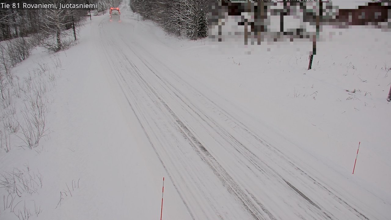 Weather Camera Image Väg 81 Rovaniemi, Juotasniem, Rovaniemi, Lappi
