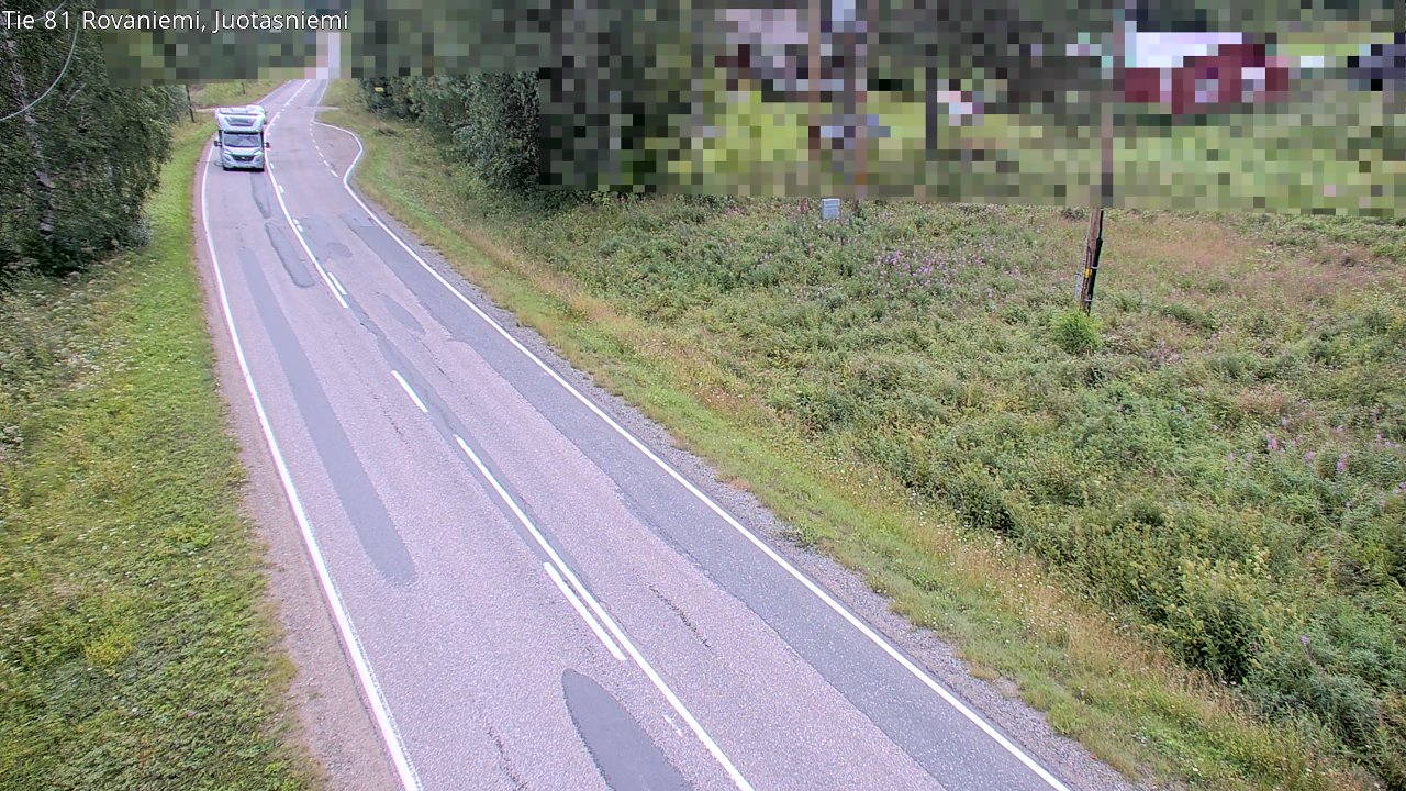 Weather Camera Image Väg 81 Rovaniemi, Juotasniem, Rovaniemi, Lappi