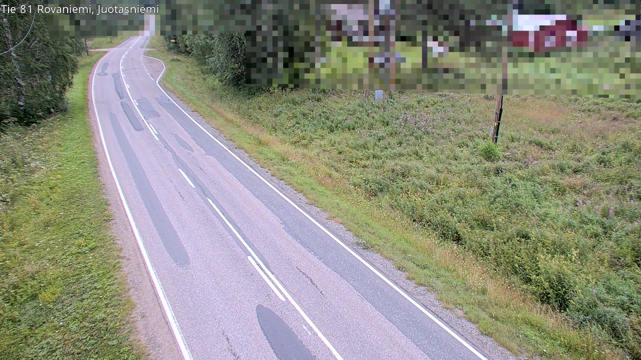Weather Camera Image Väg 81 Rovaniemi, Juotasniem, Rovaniemi, Lappi