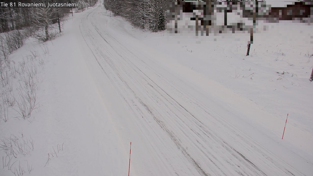 Weather Camera Image Väg 81 Rovaniemi, Juotasniem, Rovaniemi, Lappi