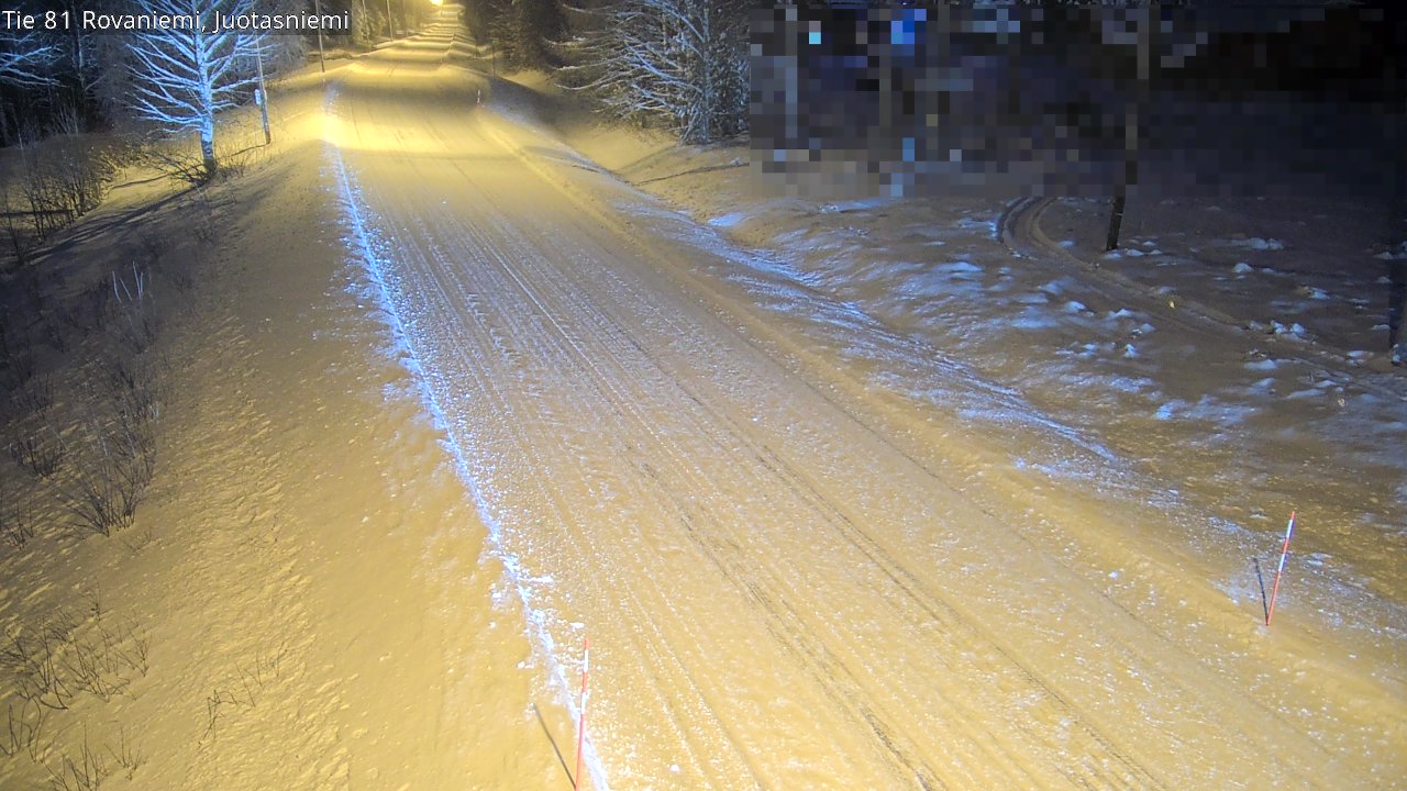 Weather Camera Image Road 81 Rovaniemi, Juotasniemi, Rovaniemi, Lappi