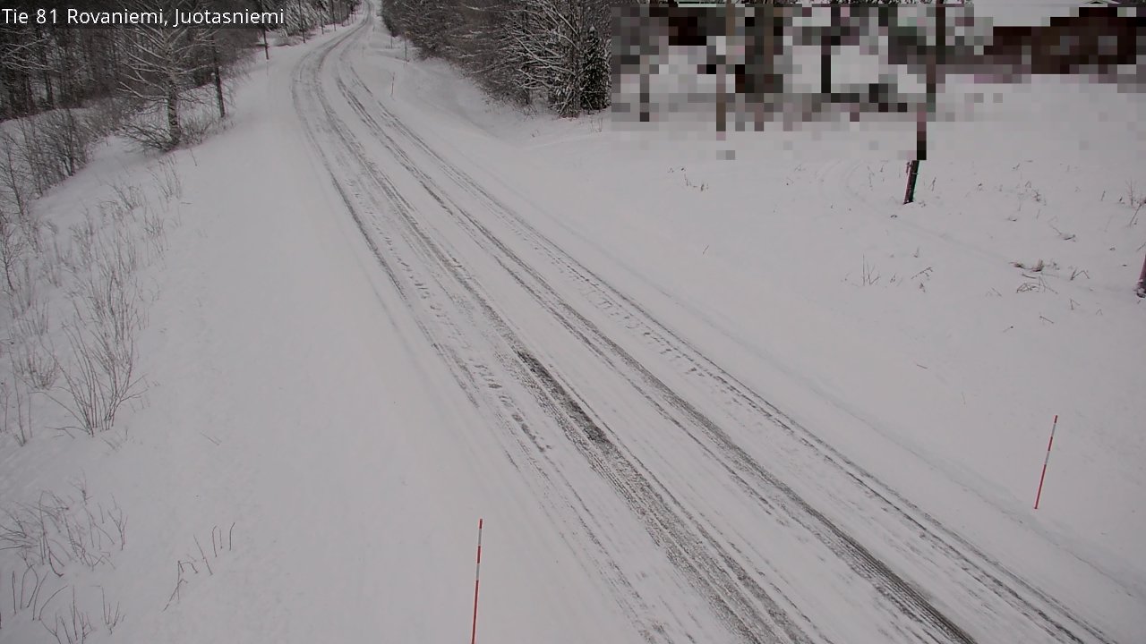 Weather Camera Image Väg 81 Rovaniemi, Juotasniem, Rovaniemi, Lappi