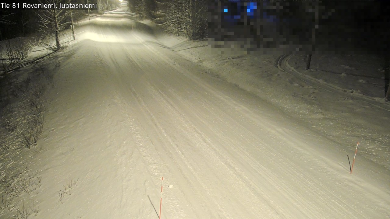 Weather Camera Image Väg 81 Rovaniemi, Juotasniem, Rovaniemi, Lappi