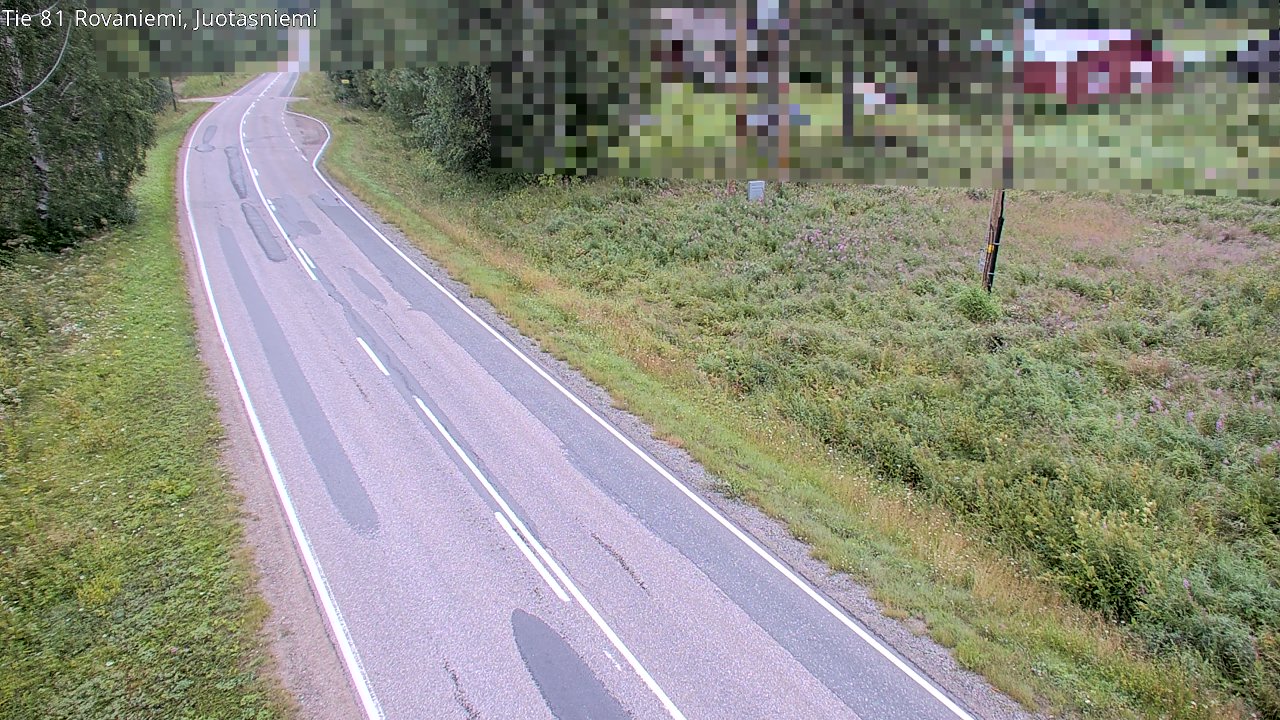Weather Camera Image Väg 81 Rovaniemi, Juotasniem, Rovaniemi, Lappi
