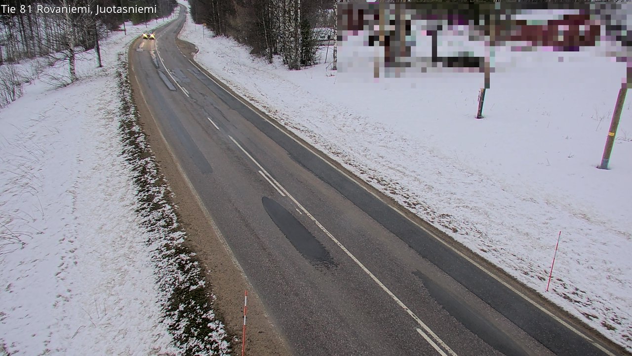 Weather Camera Image Road 81 Rovaniemi, Juotasniemi, Rovaniemi, Lappi