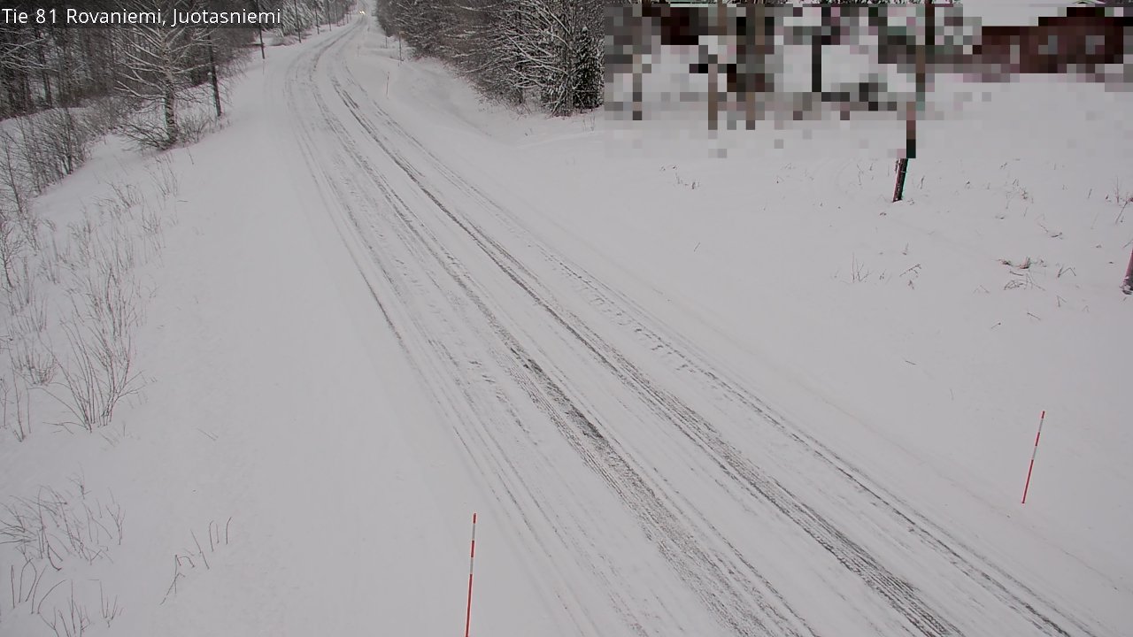 Weather Camera Image Väg 81 Rovaniemi, Juotasniem, Rovaniemi, Lappi