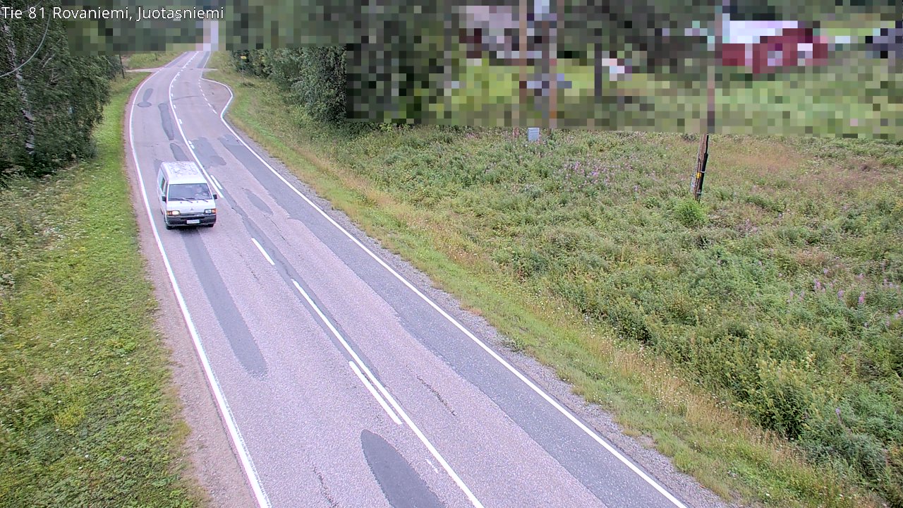 Weather Camera Image Väg 81 Rovaniemi, Juotasniem, Rovaniemi, Lappi
