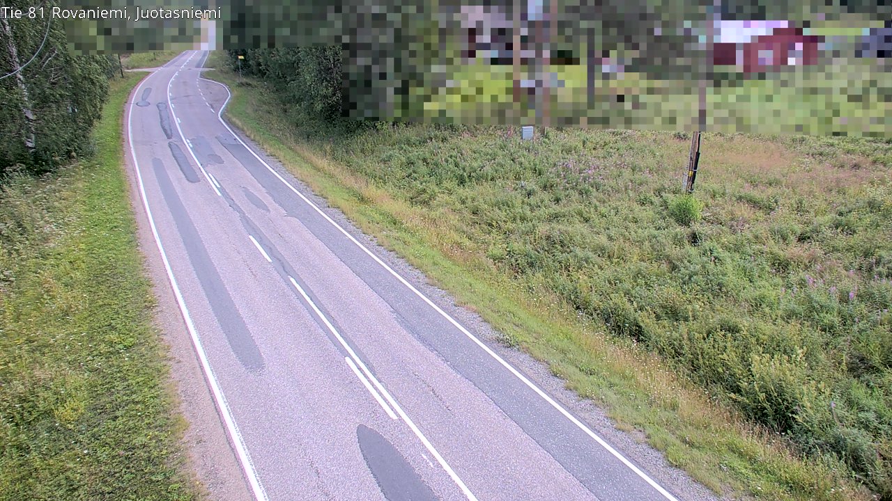 Weather Camera Image Road 81 Rovaniemi, Juotasniemi, Rovaniemi, Lappi