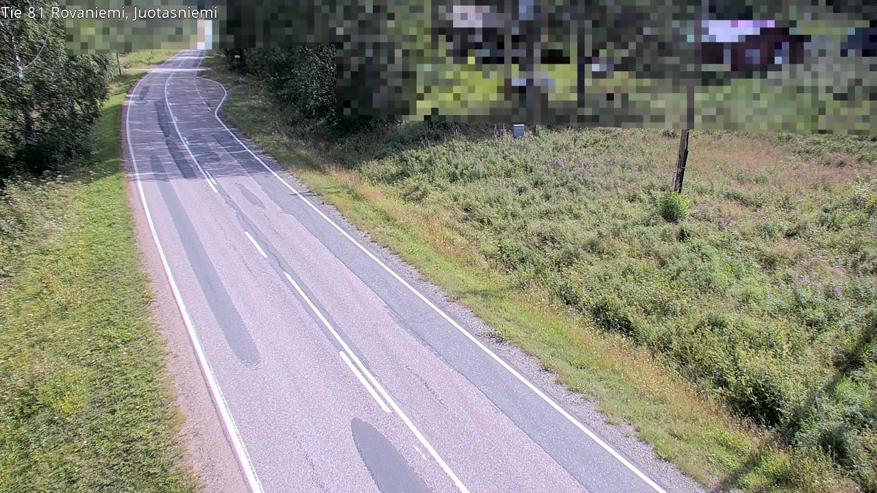 Weather Camera Image Road 81 Rovaniemi, Juotasniemi, Rovaniemi, Lappi
