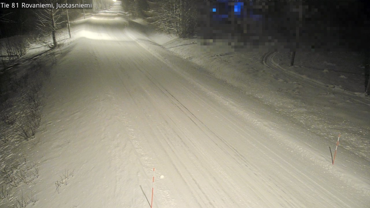 Weather Camera Image Väg 81 Rovaniemi, Juotasniem, Rovaniemi, Lappi