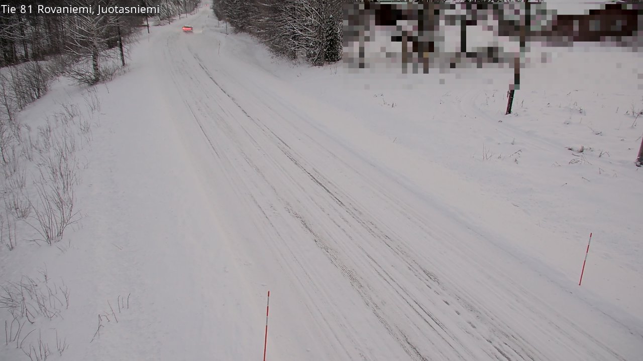 Weather Camera Image Väg 81 Rovaniemi, Juotasniem, Rovaniemi, Lappi