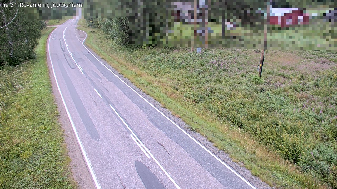 Weather Camera Image Väg 81 Rovaniemi, Juotasniem, Rovaniemi, Lappi