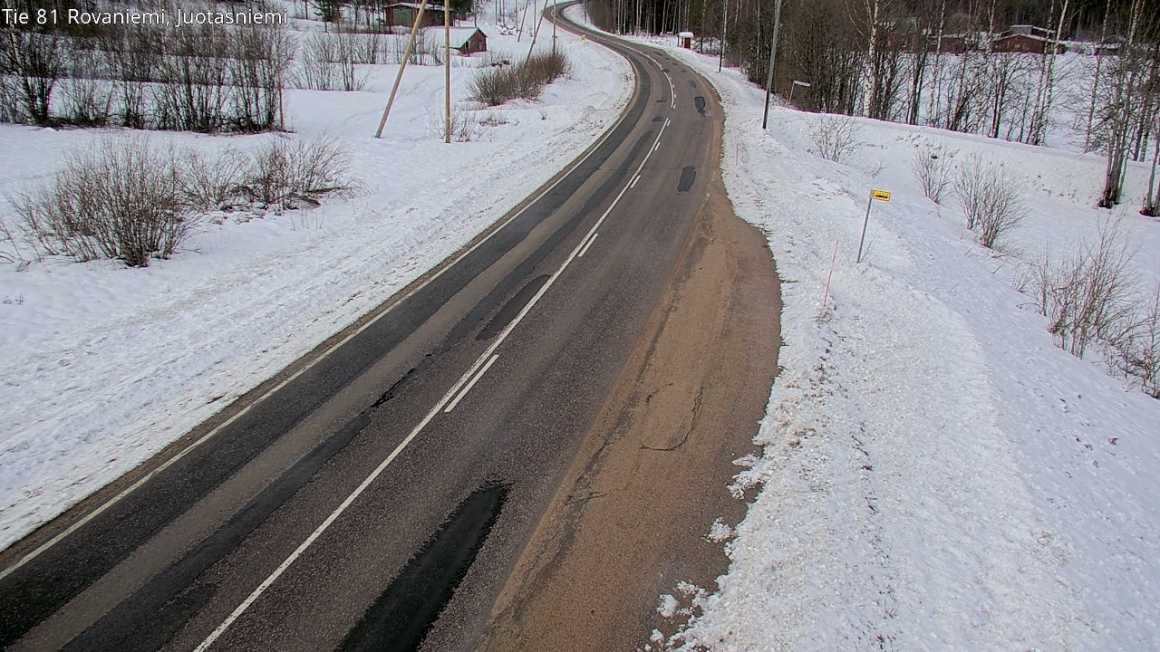 Weather Camera Image Road 81 Rovaniemi, Juotasniemi, Rovaniemi, Lappi