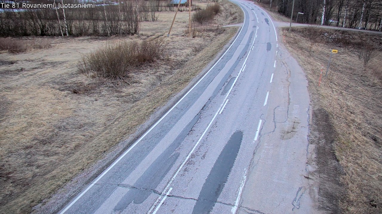 Weather Camera Image Väg 81 Rovaniemi, Juotasniem, Rovaniemi, Lappi