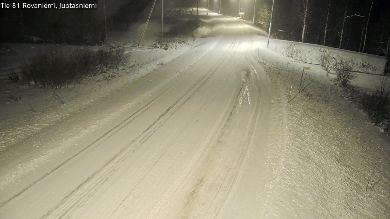 Weather Camera Image Road 81 Rovaniemi, Juotasniemi, Rovaniemi, Lappi