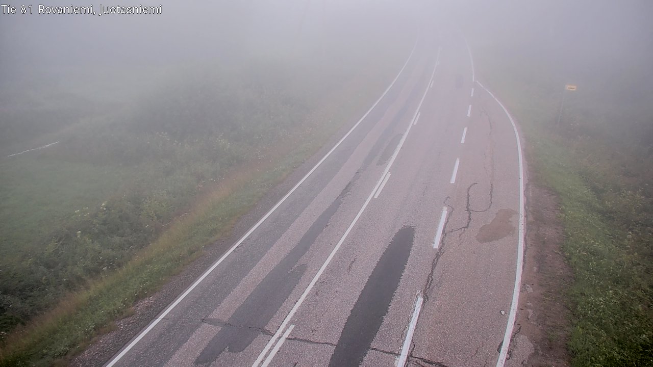 Weather Camera Image Road 81 Rovaniemi, Juotasniemi, Rovaniemi, Lappi