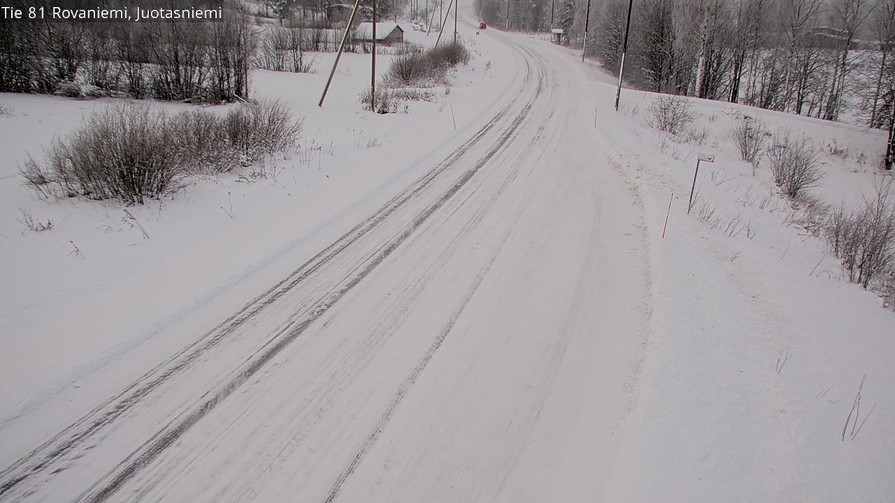 Weather Camera Image Road 81 Rovaniemi, Juotasniemi, Rovaniemi, Lappi