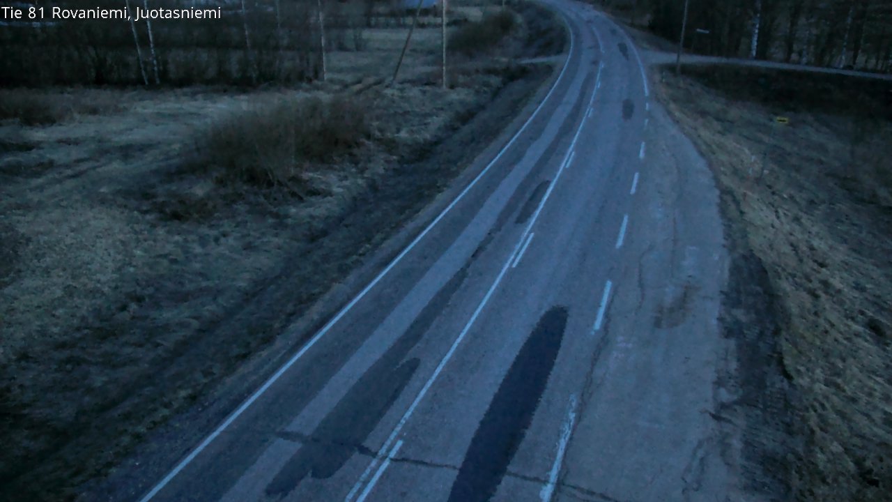 Weather Camera Image Road 81 Rovaniemi, Juotasniemi, Rovaniemi, Lappi