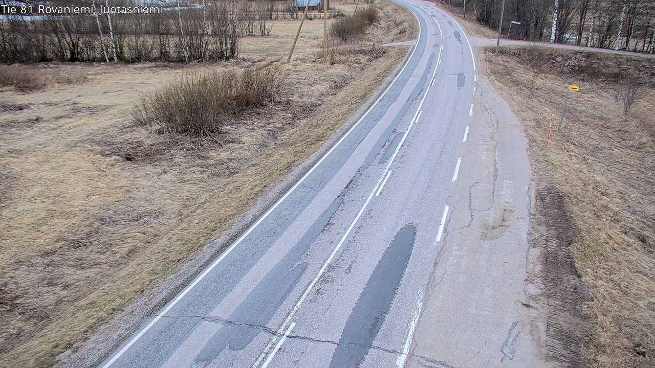Weather Camera Image Väg 81 Rovaniemi, Juotasniem, Rovaniemi, Lappi