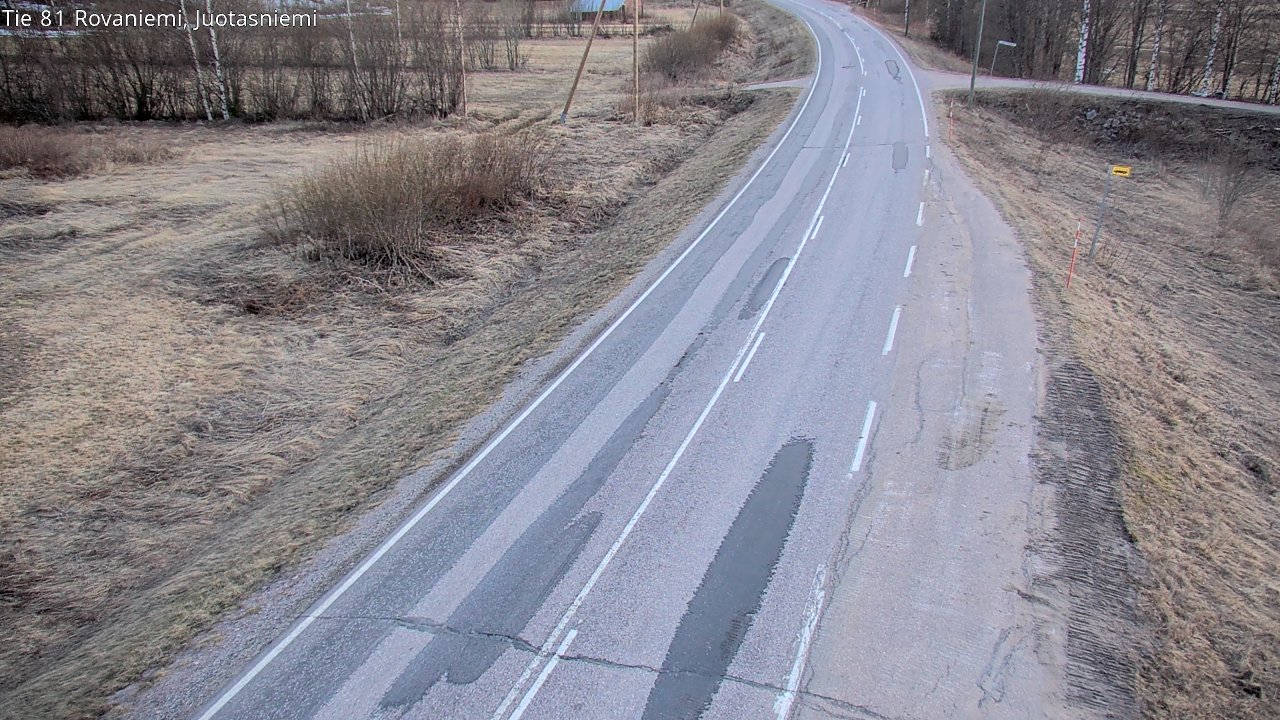 Weather Camera Image Road 81 Rovaniemi, Juotasniemi, Rovaniemi, Lappi