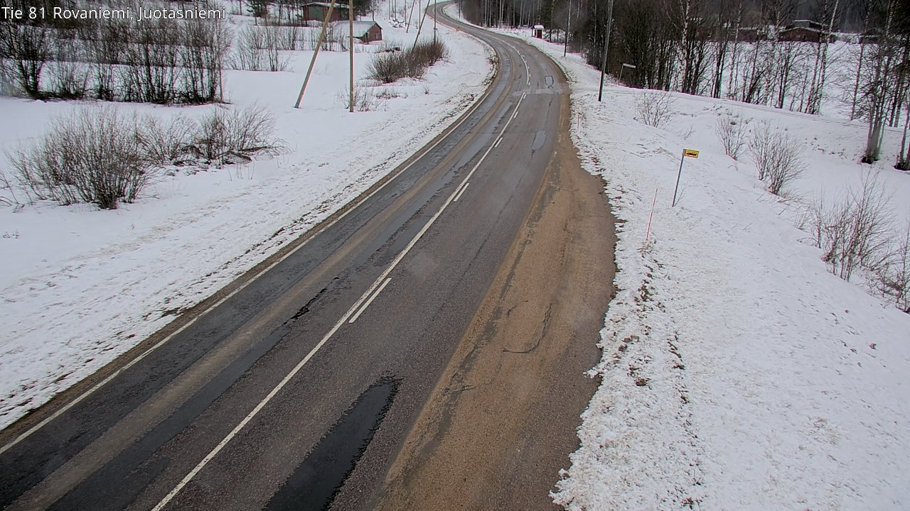 Weather Camera Image Road 81 Rovaniemi, Juotasniemi, Rovaniemi, Lappi