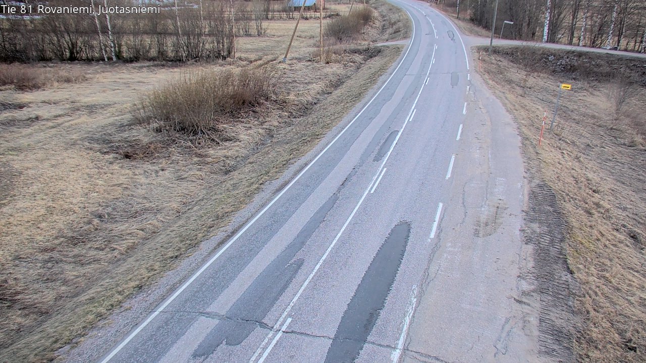 Weather Camera Image Road 81 Rovaniemi, Juotasniemi, Rovaniemi, Lappi