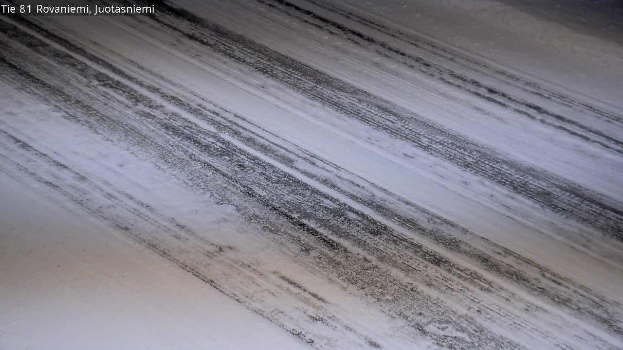 Weather Camera Image Road 81 Rovaniemi, Juotasniemi, Rovaniemi, Lappi