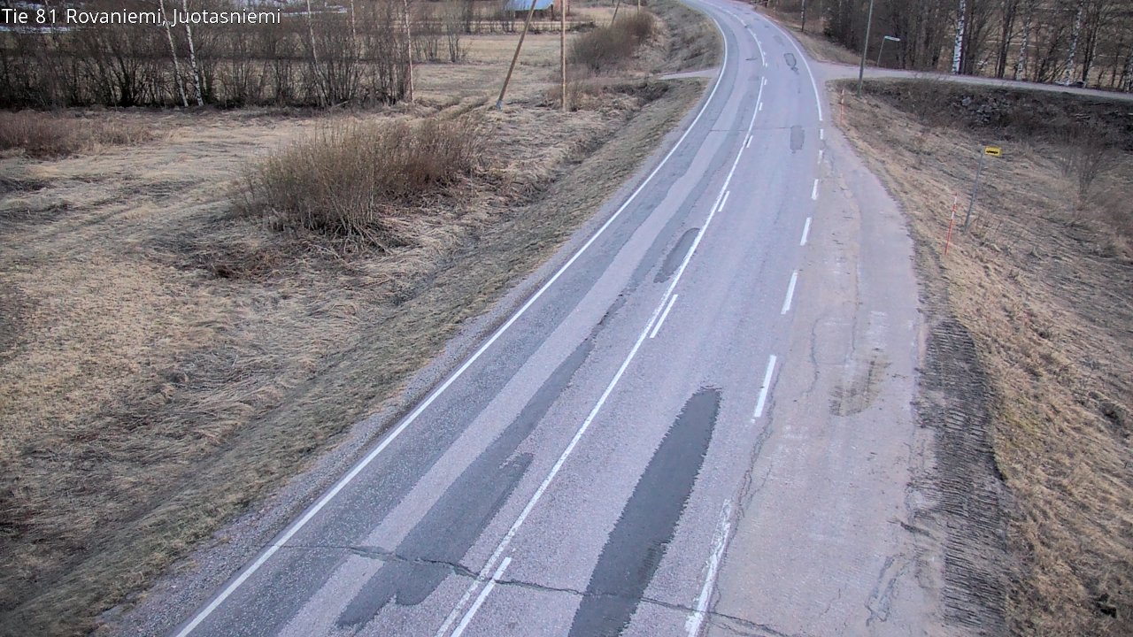 Weather Camera Image Road 81 Rovaniemi, Juotasniemi, Rovaniemi, Lappi