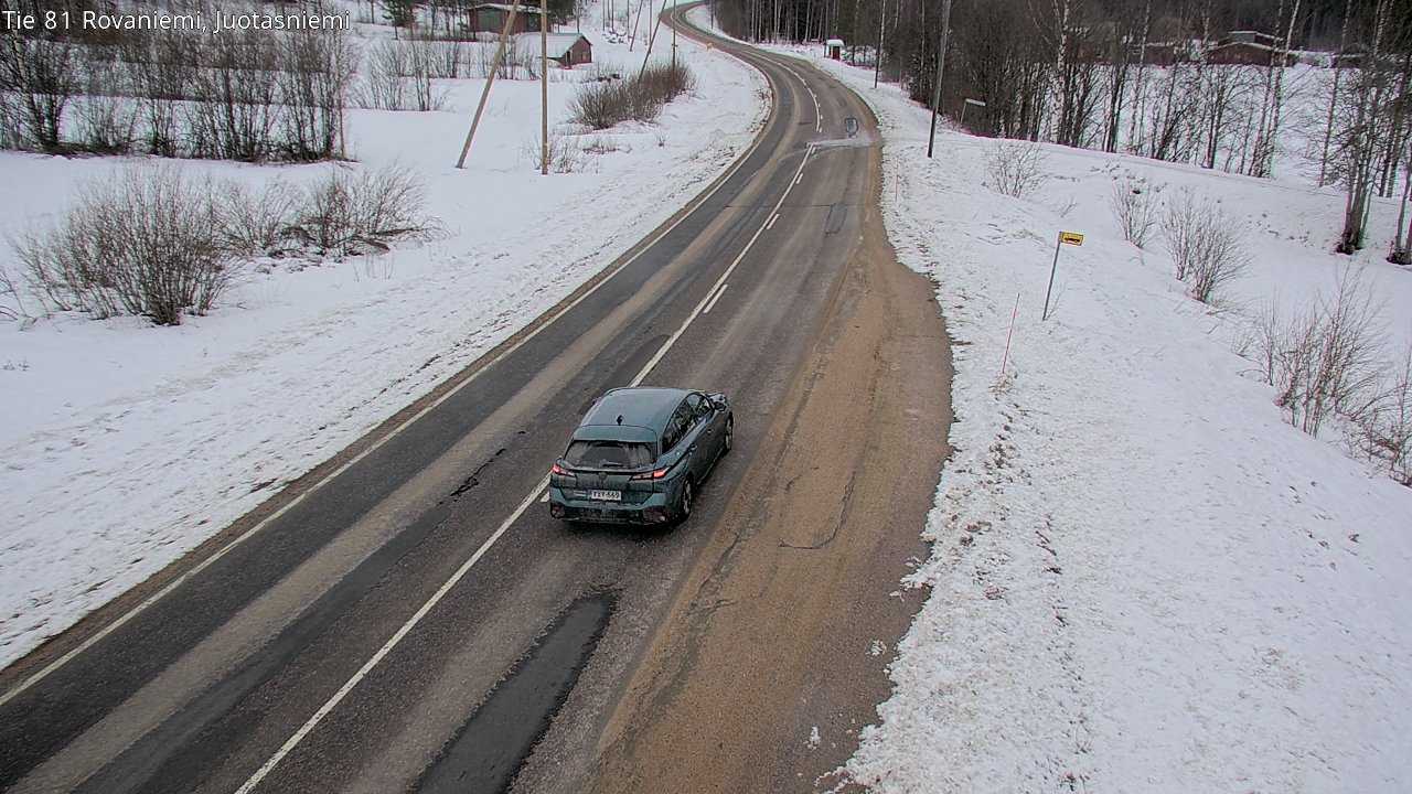 Weather Camera Image Road 81 Rovaniemi, Juotasniemi, Rovaniemi, Lappi