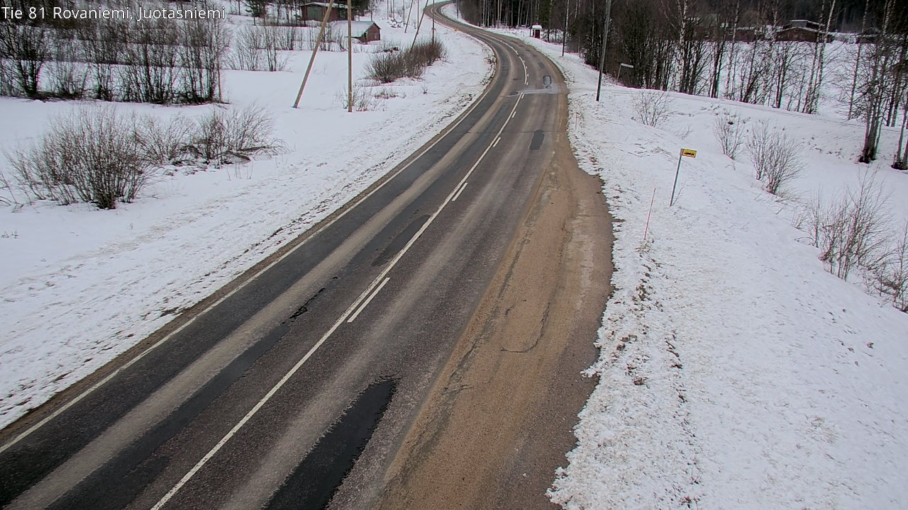 Weather Camera Image Road 81 Rovaniemi, Juotasniemi, Rovaniemi, Lappi