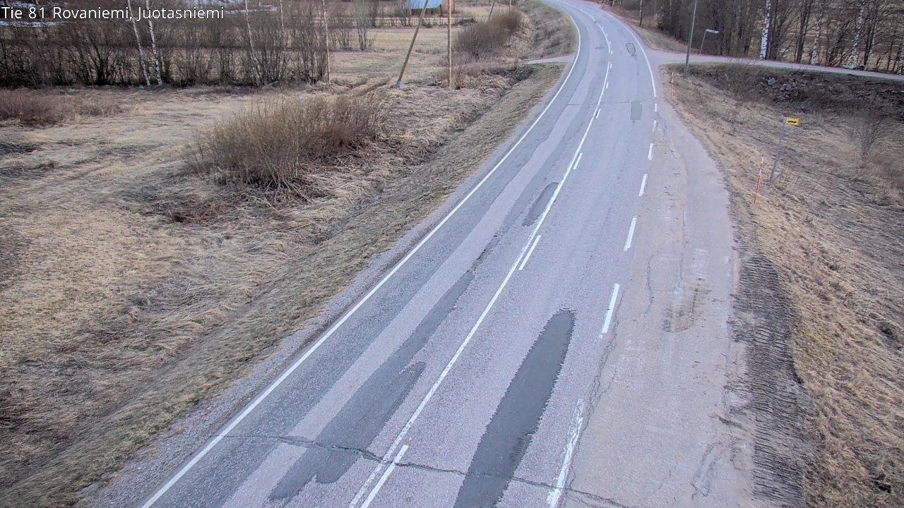 Weather Camera Image Road 81 Rovaniemi, Juotasniemi, Rovaniemi, Lappi