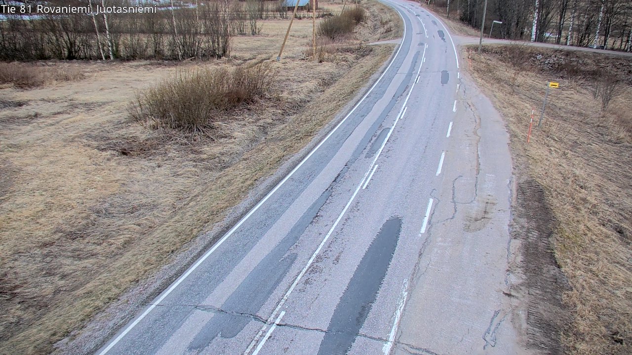 Weather Camera Image Väg 81 Rovaniemi, Juotasniem, Rovaniemi, Lappi
