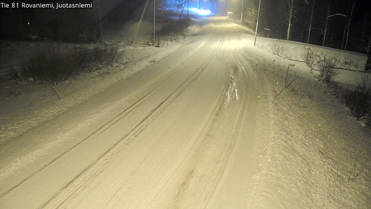 Weather Camera Image Road 81 Rovaniemi, Juotasniemi, Rovaniemi, Lappi