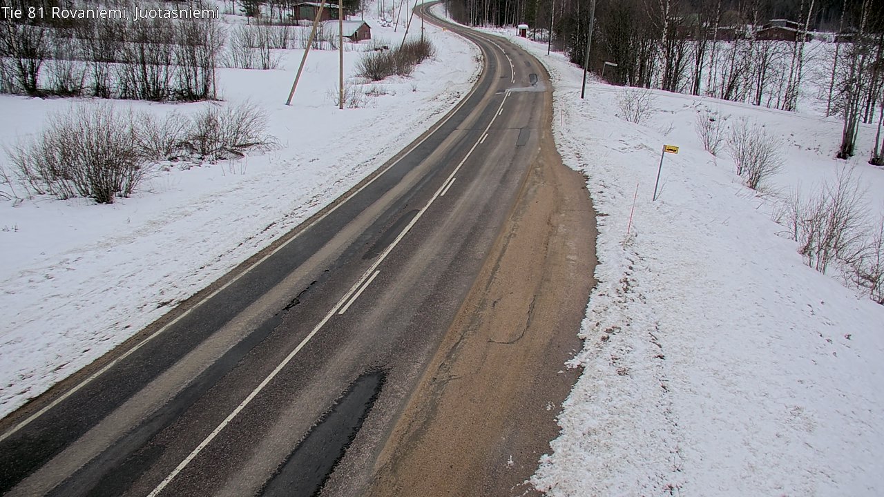 Weather Camera Image Road 81 Rovaniemi, Juotasniemi, Rovaniemi, Lappi