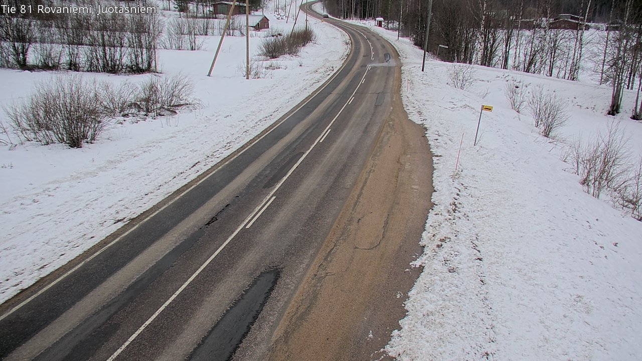 Weather Camera Image Road 81 Rovaniemi, Juotasniemi, Rovaniemi, Lappi