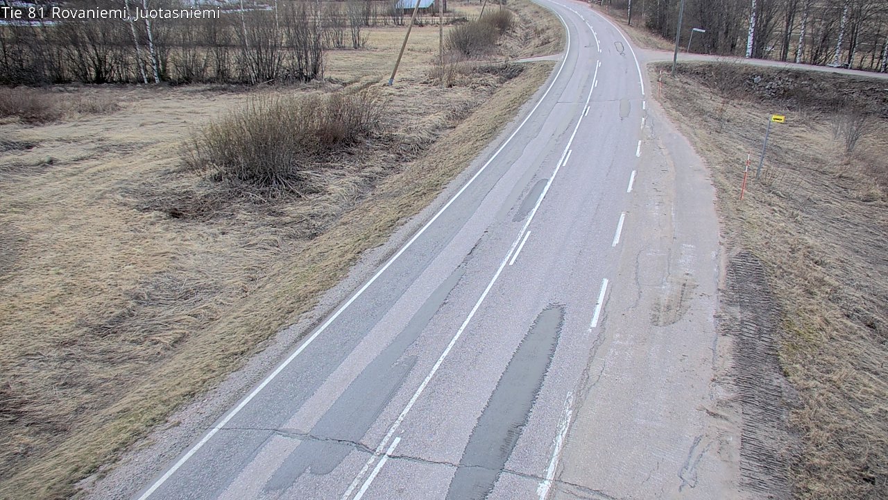 Weather Camera Image Väg 81 Rovaniemi, Juotasniem, Rovaniemi, Lappi