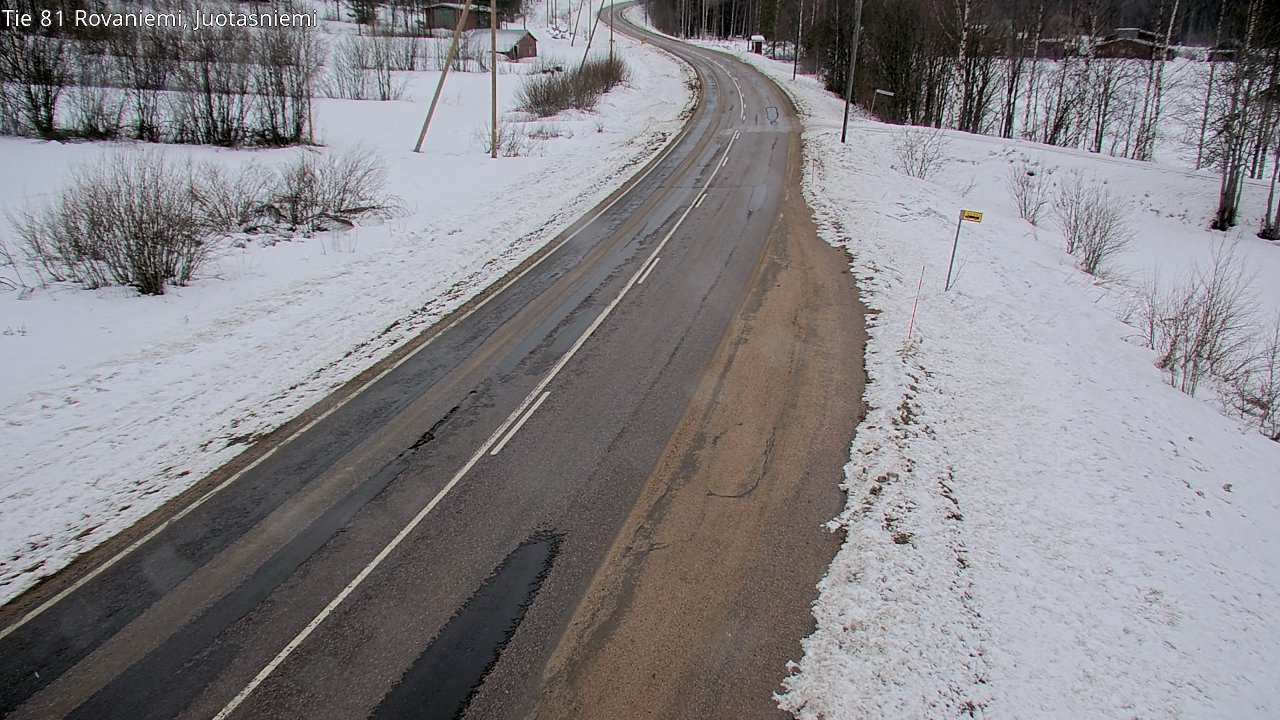 Weather Camera Image Road 81 Rovaniemi, Juotasniemi, Rovaniemi, Lappi