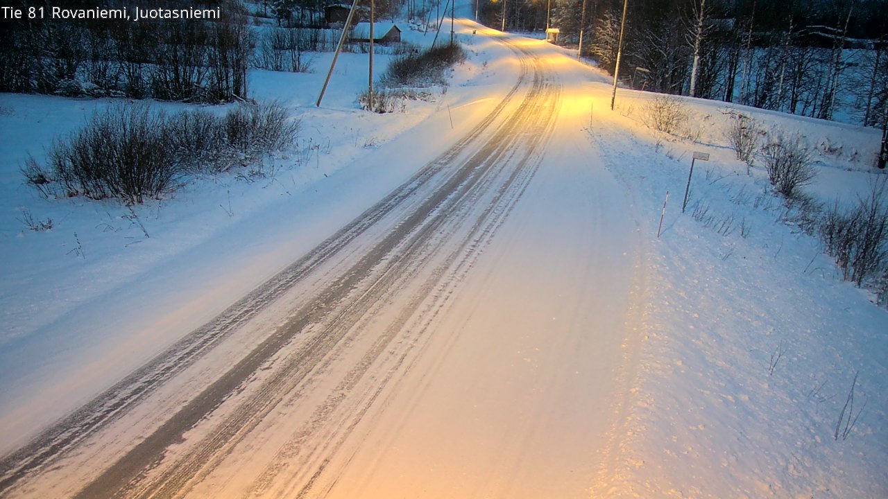 Kelikamerat Kuva Tie 81 Rovaniemi, Juotasniemi, Rovaniemi, Lappi