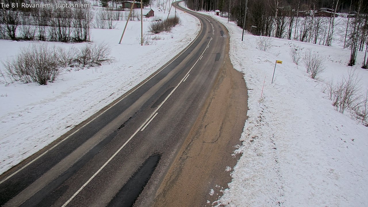 Weather Camera Image Road 81 Rovaniemi, Juotasniemi, Rovaniemi, Lappi