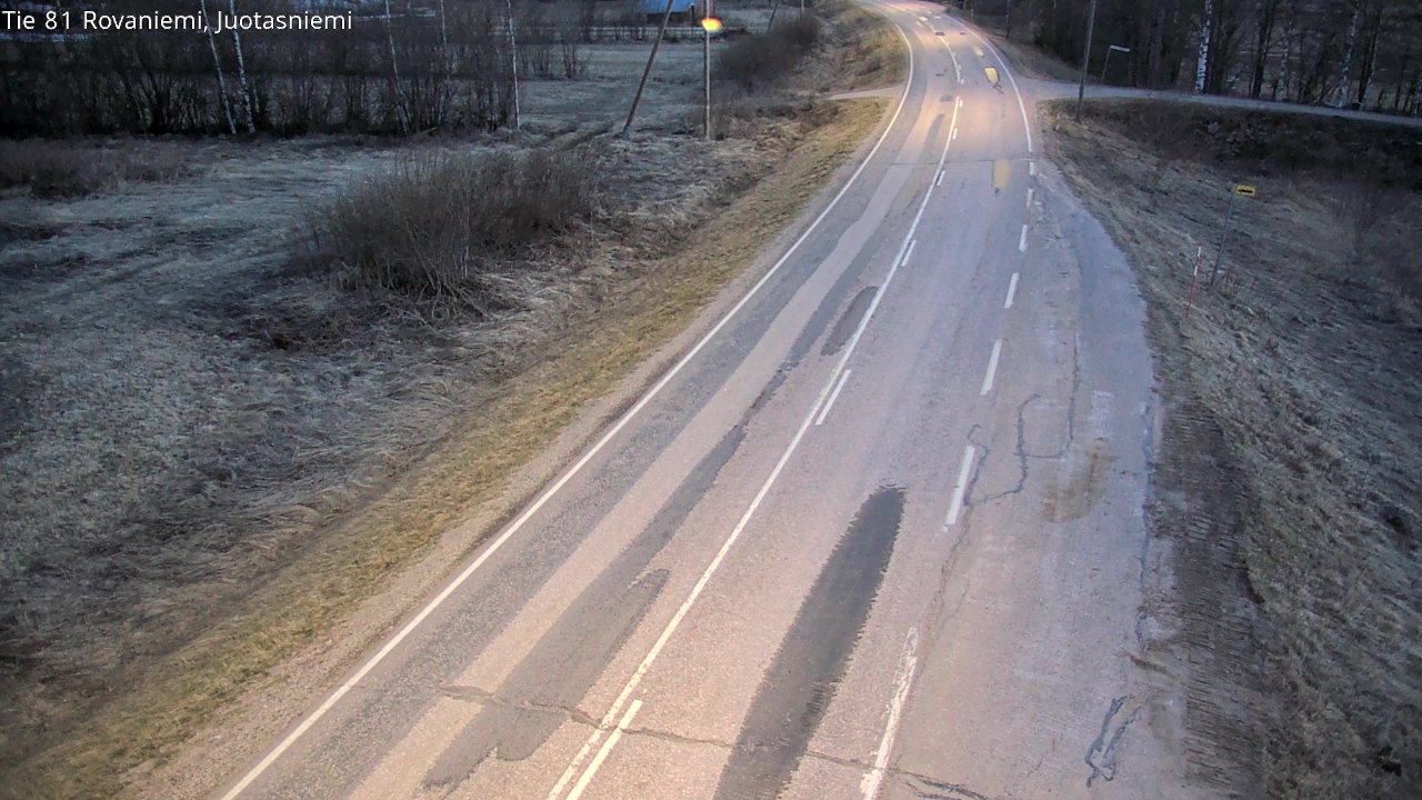 Weather Camera Image Road 81 Rovaniemi, Juotasniemi, Rovaniemi, Lappi