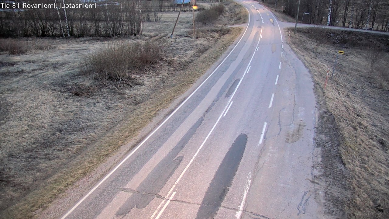 Weather Camera Image Road 81 Rovaniemi, Juotasniemi, Rovaniemi, Lappi