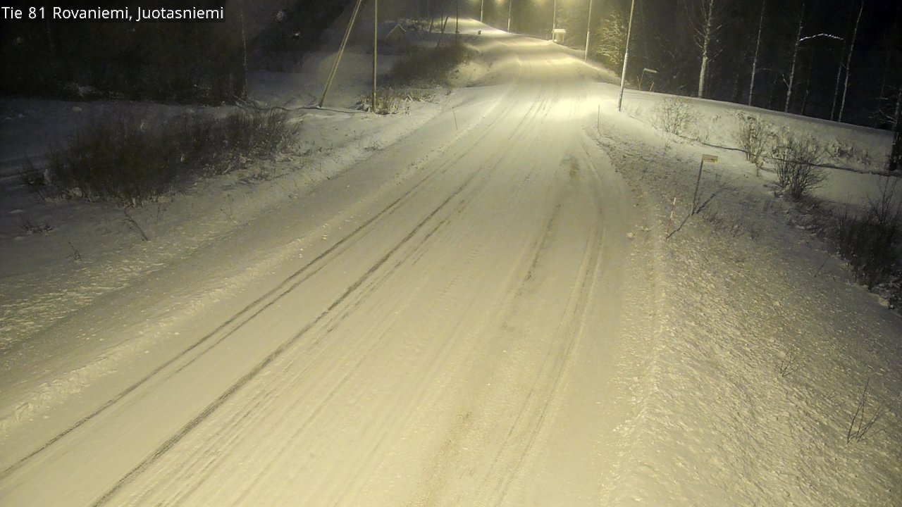 Weather Camera Image Road 81 Rovaniemi, Juotasniemi, Rovaniemi, Lappi